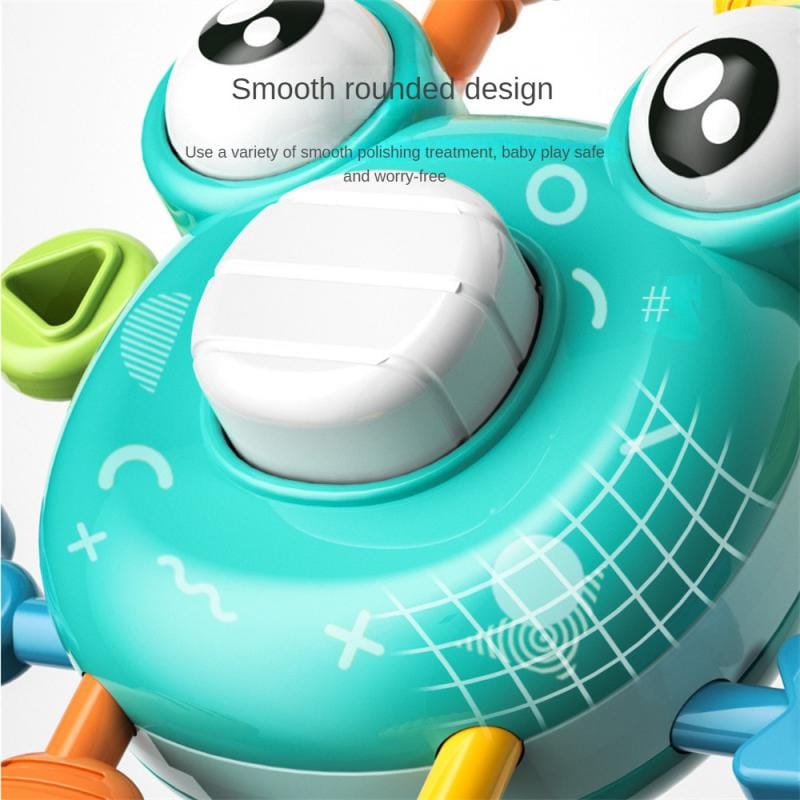 1/2PCS Montessori Sensory Toys Baby 6 12 Months Silicone Pull String Interactive Educational Toy For Toddler Development