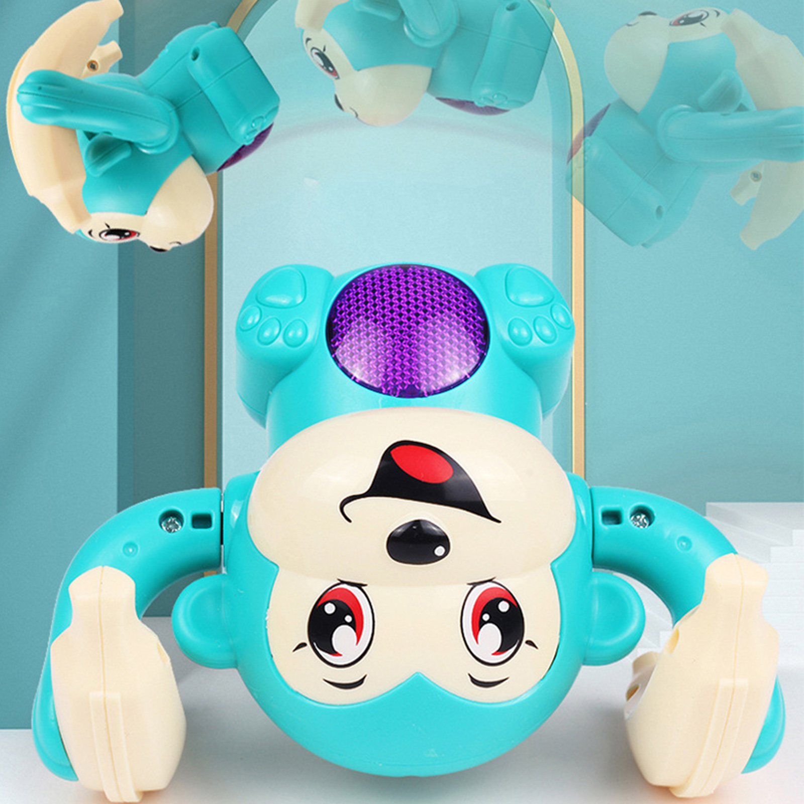 Electric Voice Control Tumbling Monkey Baby Toys Somersault Toy Light and Music Toy for Birthday Gift Early Educational Gift Electric Voice Control Tumbling Monkey Baby Toys Somersault Toy Light and Music Toy for Birthday Gift Early Educational Gift