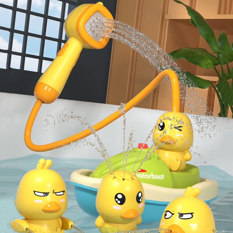Electric Baby Bath Toys for Kids Duck Spray Water Bath Toys Baby Shower Water Toys Ball Bathroom Baby Toy Bathtub Toys Water Toy