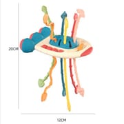 Baby Montessori Toys Pull String Sensory Toys Baby 6 12 Months Silicone Develop Teething Activity Toys for Kids Educational Toys