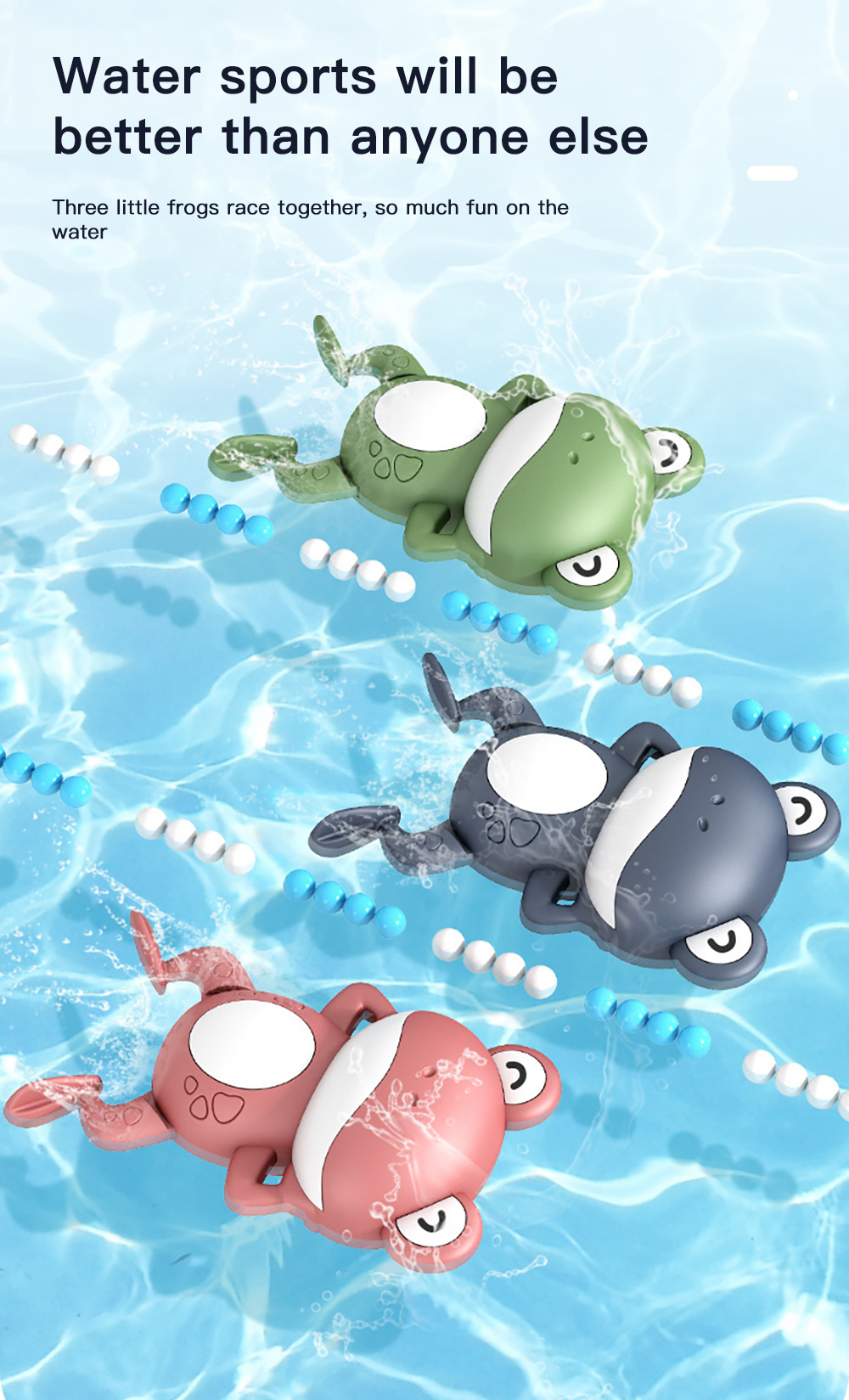 Baby Shower Clockwork Cute Animal Swimming Frog When Baby Bath In Bathroom Baby Water Toy Kids Clockwork Bath Toys Bathroom Toys