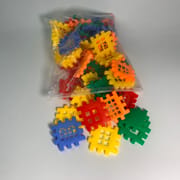 50pcs/lot Building Blocks Baby Paradise House spelling puzzle blocks City DIY Creative Model Figures Educational Kids Toys