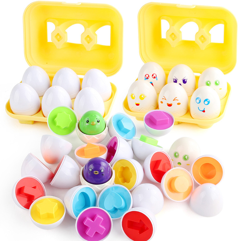 Baby Learning Educational Toy Smart Egg Toy Games Shape Matching Sorters Toys Montessori Eggs Toys For Kids