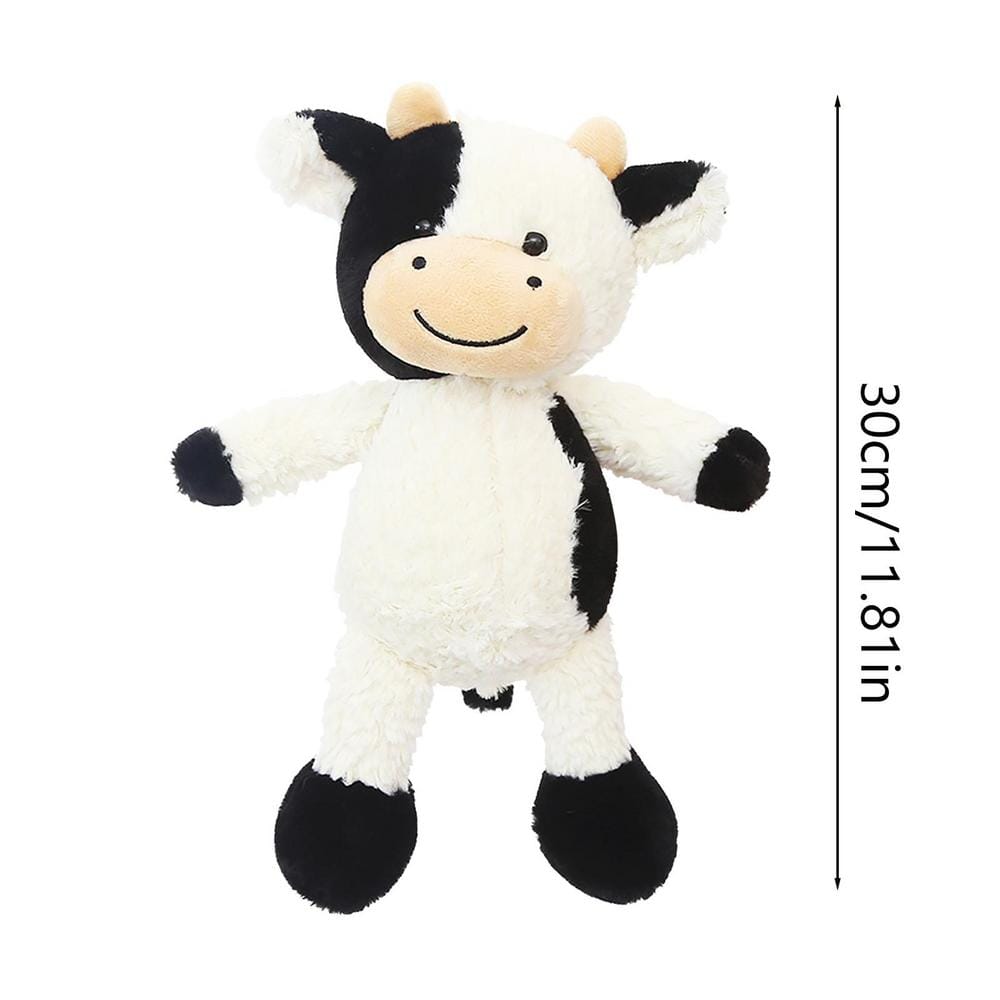 Cartoon Milk Cattle Doll White & Black Soft Cow Stuffed Animal Plushie Toys For Kids Appease Toy Cute Nap Pillow Baby Gifts