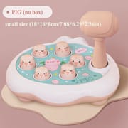 Duck/Frog/Pig Baby Toy Montessori Learning Game Educational Puzzle Gift for 12 24 Months Toddler Boy/Girl with Hammer