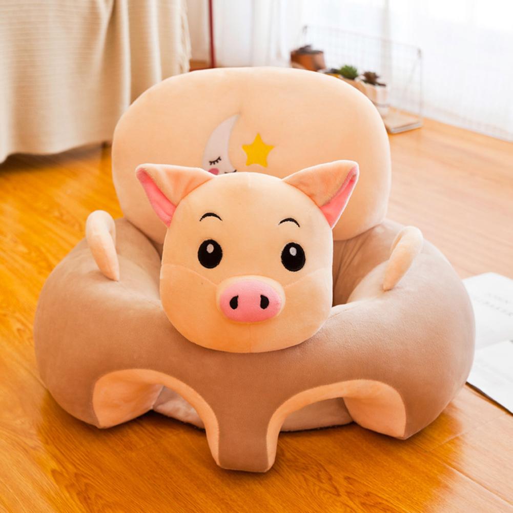 Baby Learn Sitting Sofa Seat Cover Cartoon Plush Support Seat Learn To Sit Baby Plush Toys For 0-3 M (Without Filler) Baby Learn Sitting Sofa Seat Cover Cartoon Plush Support Seat Learn To Sit Baby Plush Toys For 0-3 M (Without Filler)