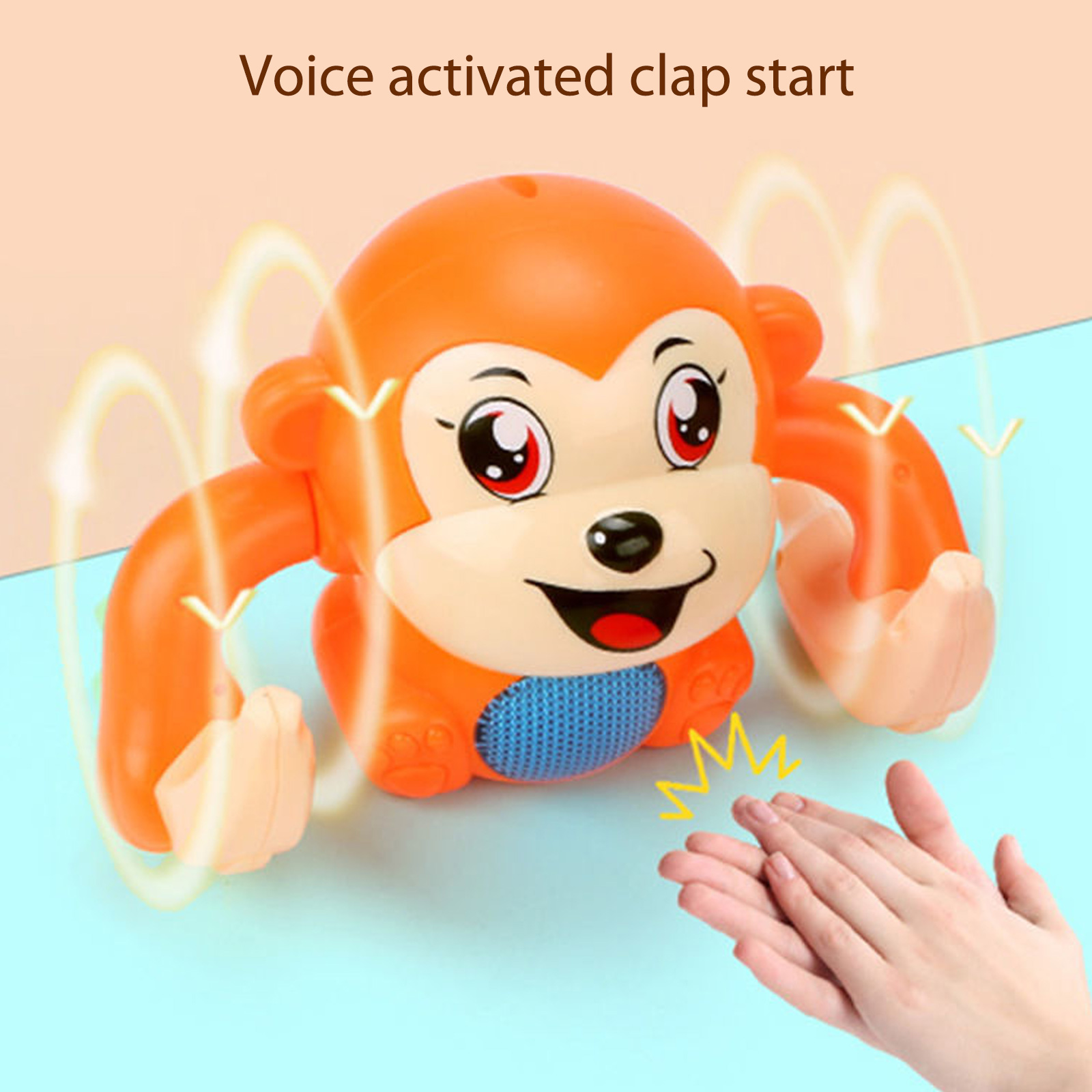 Electric Voice Control Tumbling Monkey Baby Toys Somersault Toy Light and Music Toy for Birthday Gift Early Educational Gift Electric Voice Control Tumbling Monkey Baby Toys Somersault Toy Light and Music Toy for Birthday Gift Early Educational Gift