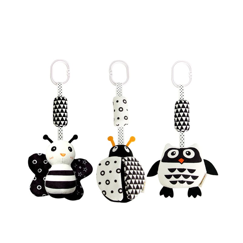 Baby Toy Cartoon Animal Stuffed Hanging Rattle Baby Bed Crib Soft Plush Toys Wind Chimes Best Birthday Gift Newborn 0-18 Month