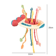 Baby Montessori Toys Pull String Sensory Toys Baby 6 12 Months Silicone Develop Teething Activity Toys for Kids Educational Toys