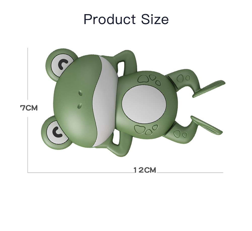 Baby Shower Clockwork Cute Animal Swimming Frog When Baby Bath In Bathroom Baby Water Toy Kids Clockwork Bath Toys Bathroom Toys