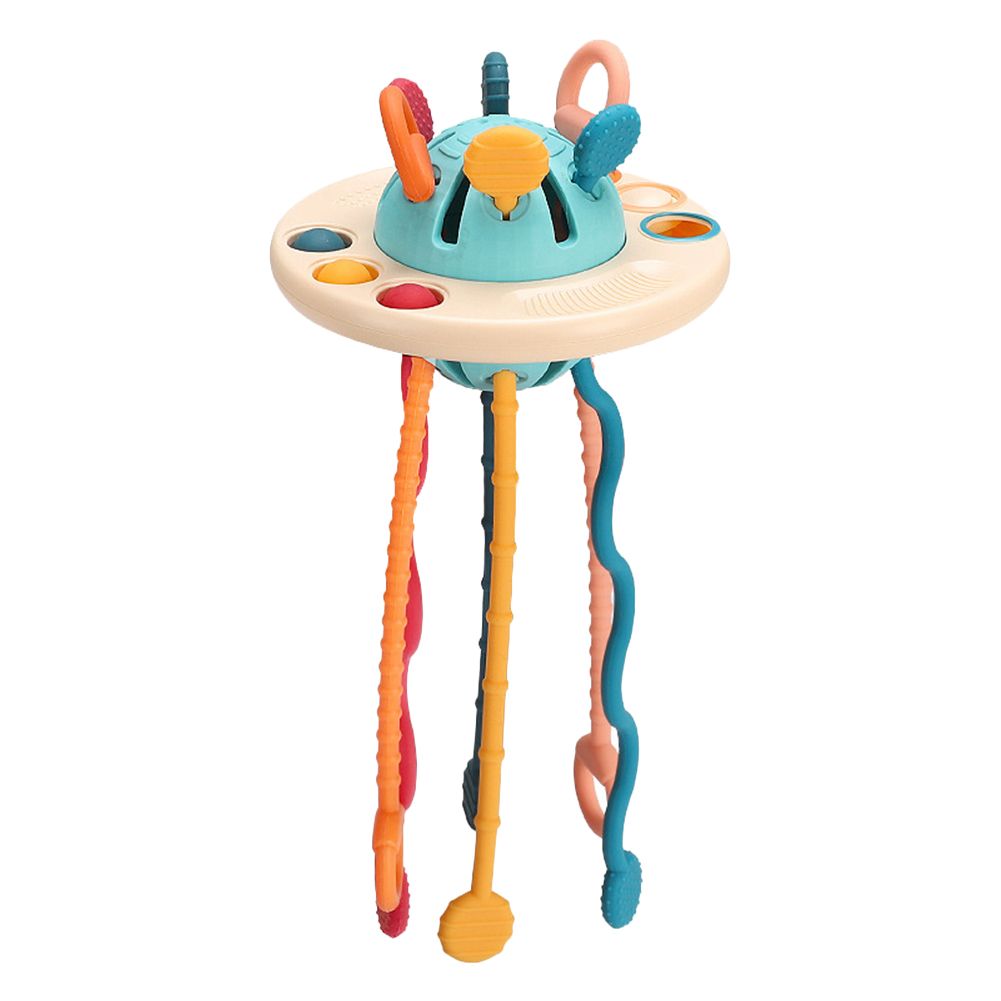 Baby Montessori Toys Pull String Sensory Toys Baby 6 12 Months Silicone Develop Teething Activity Toys for Kids Educational Toys