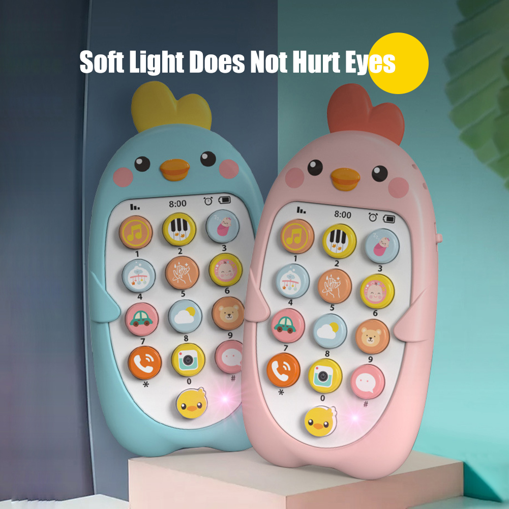 Electronic Baby Cell Phone Toy Battery Powered Silicone Baby Chewing Toys Plastic Early Educational Mobile Phone for Infant Gift Electronic Baby Cell Phone Toy Battery Powered Silicone Baby Chewing Toys Plastic Early Educational Mobile Phone for Infant Gift