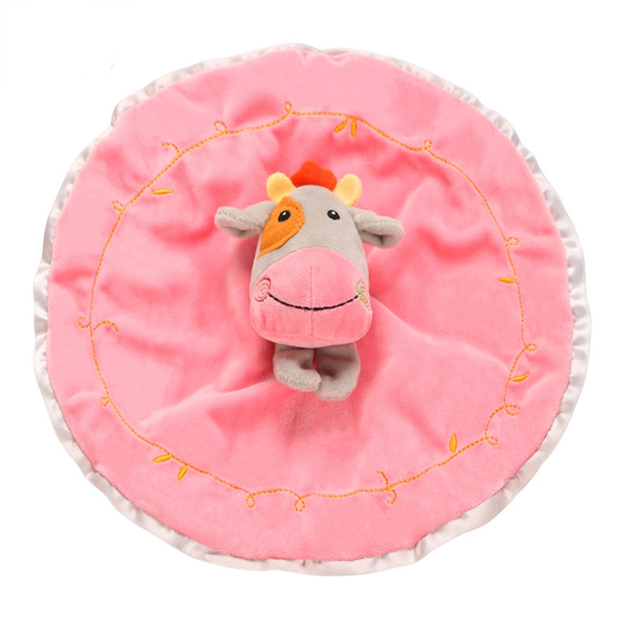 Baby Comforter Toys Plush Bunny Elephant Sleeping Towel Montessori Baby Rattles Stuffed Animals Appease Baby Toys 0 12 Months