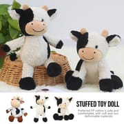 Cartoon Milk Cattle Doll White & Black Soft Cow Stuffed Animal Plushie Toys For Kids Appease Toy Cute Nap Pillow Baby Gifts