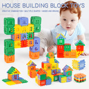 50pcs/lot Building Blocks Baby Paradise House spelling puzzle blocks City DIY Creative Model Figures Educational Kids Toys