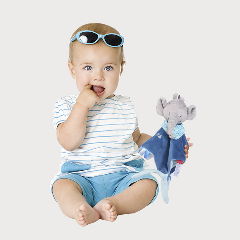 Baby Comforter Toys Plush Bunny Elephant Sleeping Towel Montessori Baby Rattles Stuffed Animals Appease Baby Toys 0 12 Months