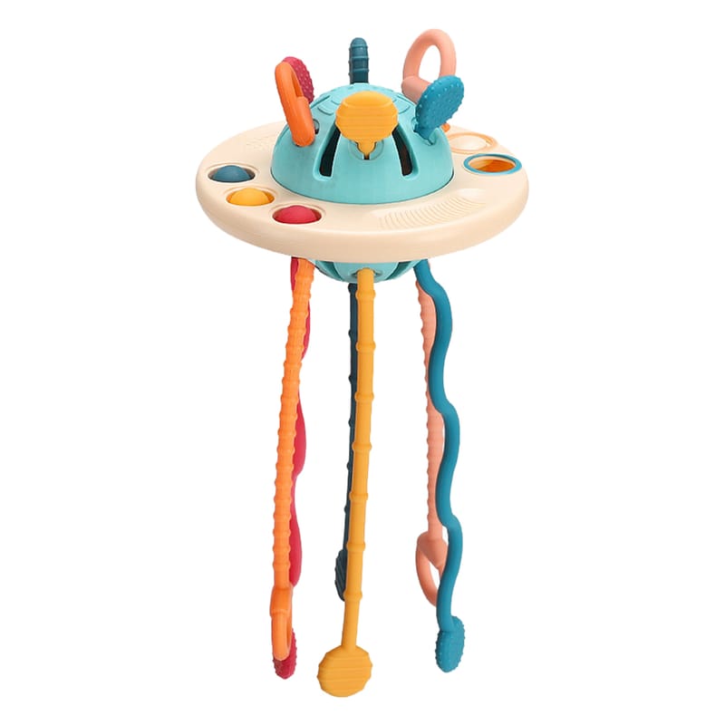 Baby Montessori Toys Pull String Sensory Toys Baby 6 12 Months Silicone Develop Teething Activity Toys for Kids Educational Toys