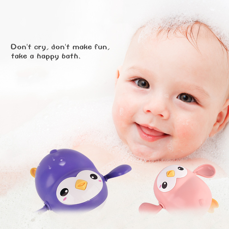 Summer Bath Toys Kids Swimming Clockwork Dolls Play Water Baby Bathing Cute Funny Children Bathroom Shower Bathtub Animals Toy