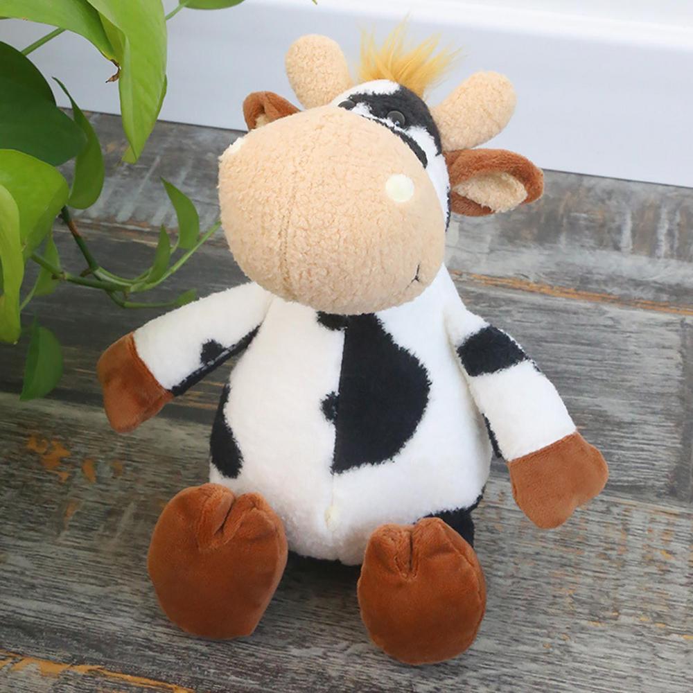 Cartoon Milk Cattle Doll White & Black Soft Cow Stuffed Animal Plushie Toys For Kids Appease Toy Cute Nap Pillow Baby Gifts