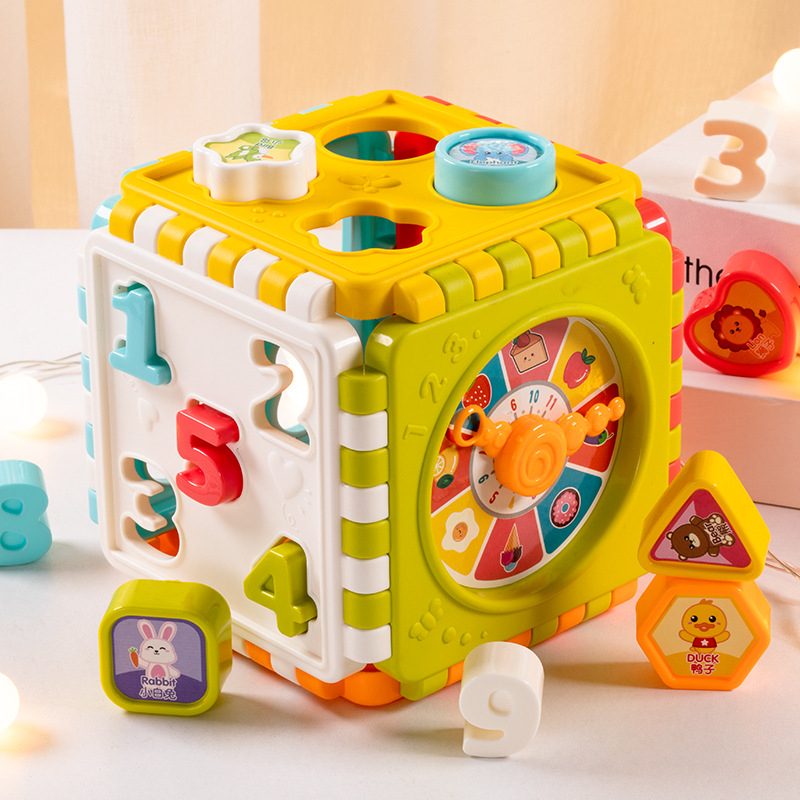 Toddler Activity Cube Shape Sorting Toys Boys Girls Shape Matching Number Sorter Game Baby Montessori Educational Toys Toddler Activity Cube Shape Sorting Toys Boys Girls Shape Matching Number Sorter Game Baby Montessori Educational Toys