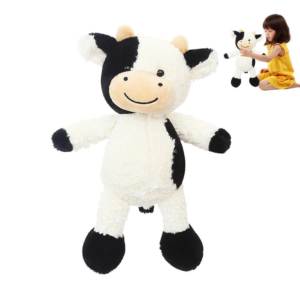 Cartoon Milk Cattle Doll White & Black Soft Cow Stuffed Animal Plushie Toys For Kids Appease Toy Cute Nap Pillow Baby Gifts Cartoon Milk Cattle Doll White & Black Soft Cow Stuffed Animal Plushie Toys For Kids Appease Toy Cute Nap Pillow Baby Gifts