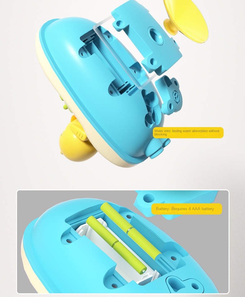 Electric Baby Bath Toys for Kids Duck Spray Water Bath Toys Baby Shower Water Toys Ball Bathroom Baby Toy Bathtub Toys Water Toy