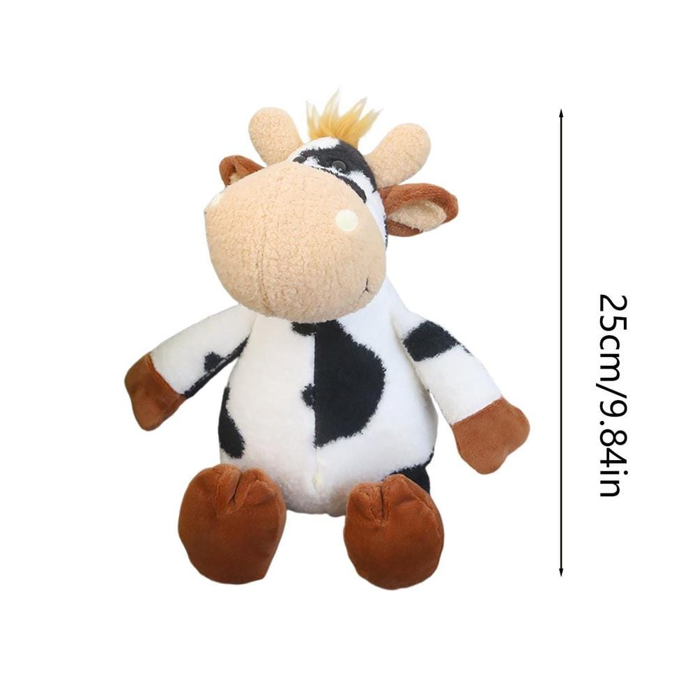 Cartoon Milk Cattle Doll White & Black Soft Cow Stuffed Animal Plushie Toys For Kids Appease Toy Cute Nap Pillow Baby Gifts