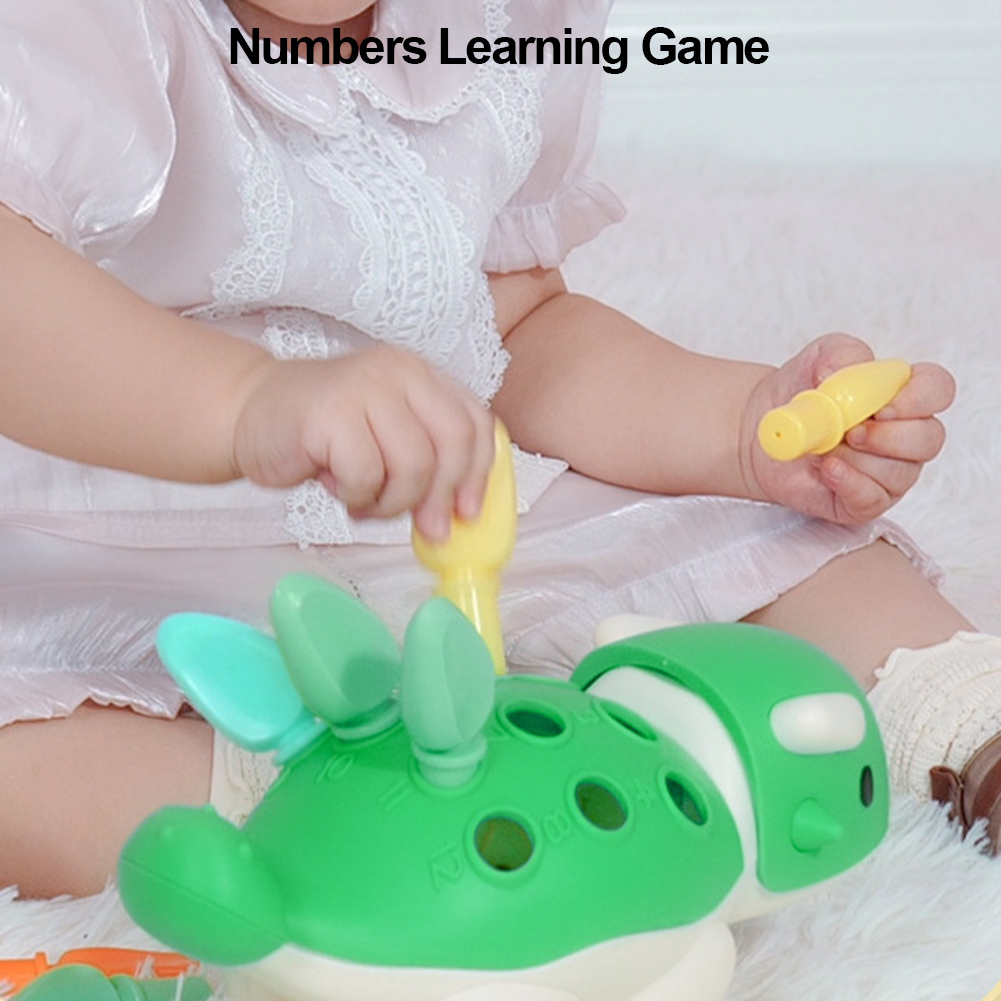Toddler Dinosaur Hedgehog Montessori Insert Toy Baby Children Kid Concentration Training Early Education Fine Motor Sensory Game
