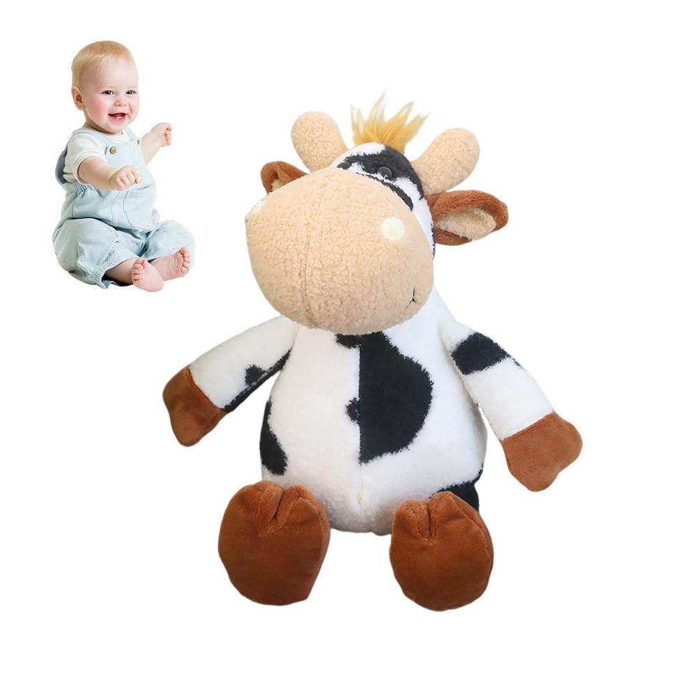 Cartoon Milk Cattle Doll White & Black Soft Cow Stuffed Animal Plushie Toys For Kids Appease Toy Cute Nap Pillow Baby Gifts Cartoon Milk Cattle Doll White & Black Soft Cow Stuffed Animal Plushie Toys For Kids Appease Toy Cute Nap Pillow Baby Gifts