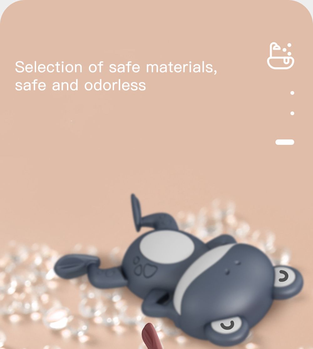 Baby Shower Clockwork Cute Animal Swimming Frog When Baby Bath In Bathroom Baby Water Toy Kids Clockwork Bath Toys Bathroom Toys