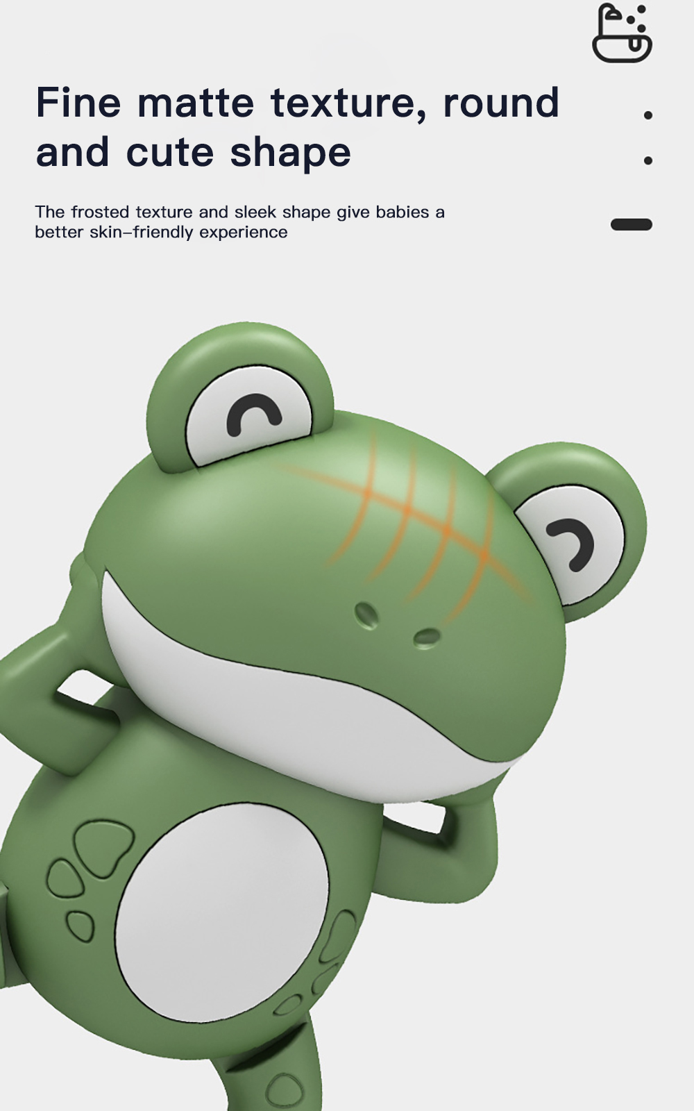 Baby Shower Clockwork Cute Animal Swimming Frog When Baby Bath In Bathroom Baby Water Toy Kids Clockwork Bath Toys Bathroom Toys