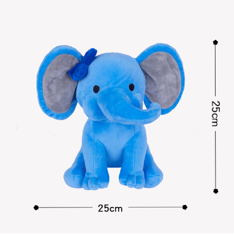 Elephant Plush Toys Kawaii Baby Toy Stuffed Animal Doll for Kids White Elephant Toys Cartoon for Girls Cute Toys for Wedding