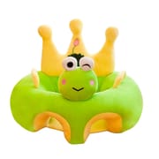 Baby Learn Sitting Sofa Seat Cover Cartoon Plush Support Seat Learn To Sit Baby Plush Toys For 0-3 M （Without Filler）
