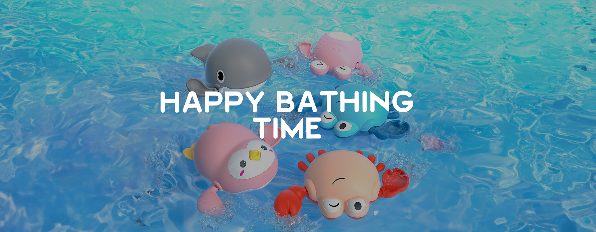 Summer Bath Toys Kids Swimming Clockwork Dolls Play Water Baby Bathing Cute Funny Children Bathroom Shower Bathtub Animals Toy