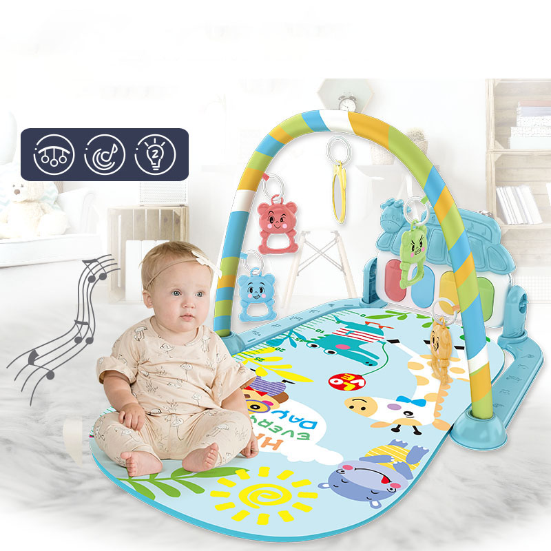 Baby Fitness Stand Toys Baby Music Foot Piano Newborn Piano Crawling Pad