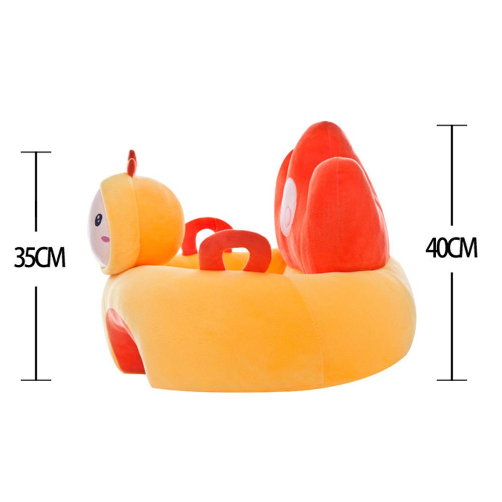 Baby Learn Sitting Sofa Seat Cover Cartoon Plush Support Seat Learn To Sit Baby Plush Toys For 0-3 M (Without Filler) Baby Learn Sitting Sofa Seat Cover Cartoon Plush Support Seat Learn To Sit Baby Plush Toys For 0-3 M (Without Filler)