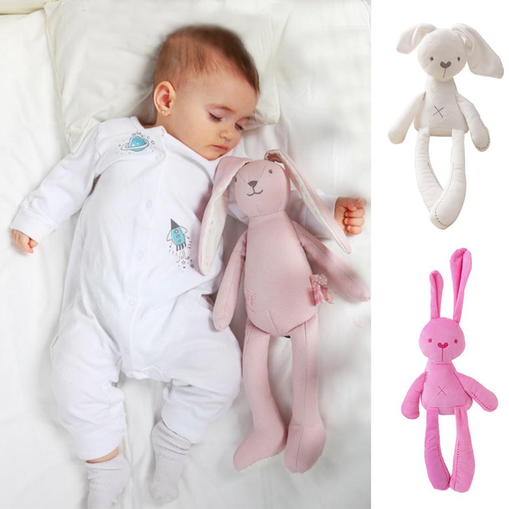 The Bunny Plush Regular Animal Solid Baby Toy Party Birthday Kids Gifts Rabbit Sleeping Comfort Soft doll Toy Stuffed