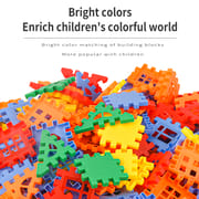 50pcs/lot Building Blocks Baby Paradise House spelling puzzle blocks City DIY Creative Model Figures Educational Kids Toys