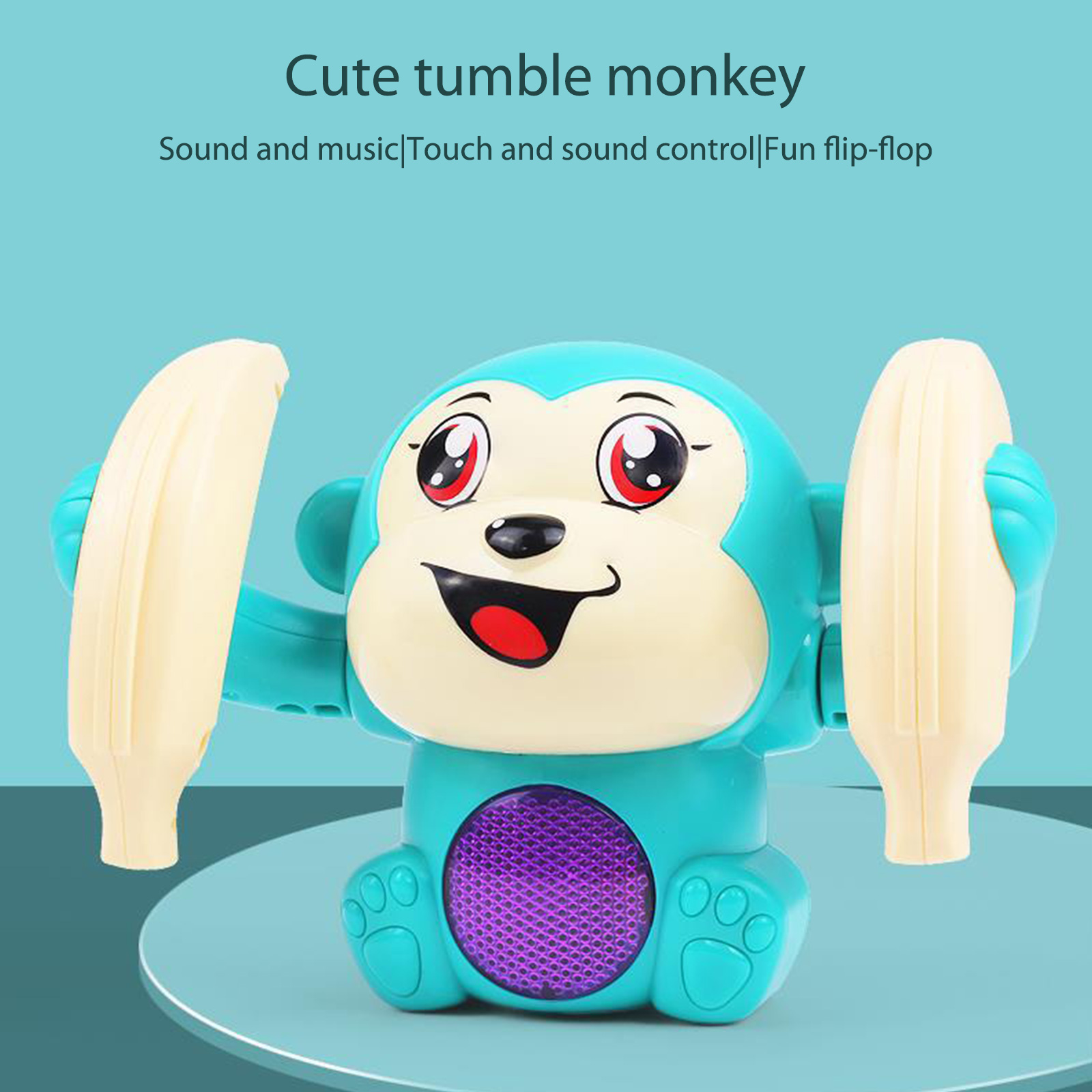 Electric Voice Control Tumbling Monkey Baby Toys Somersault Toy Light and Music Toy for Birthday Gift Early Educational Gift Electric Voice Control Tumbling Monkey Baby Toys Somersault Toy Light and Music Toy for Birthday Gift Early Educational Gift