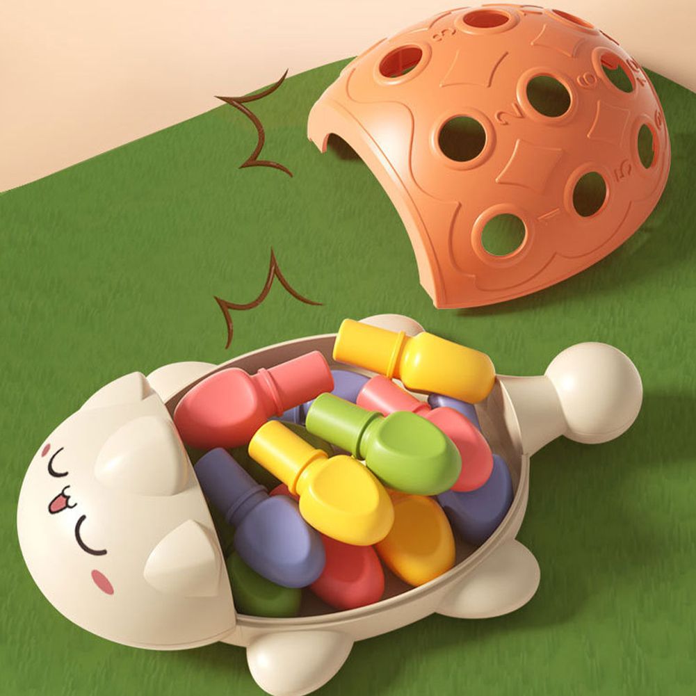 Toddler Dinosaur Hedgehog Montessori Insert Toy Baby Children Kid Concentration Training Early Education Fine Motor Sensory Game