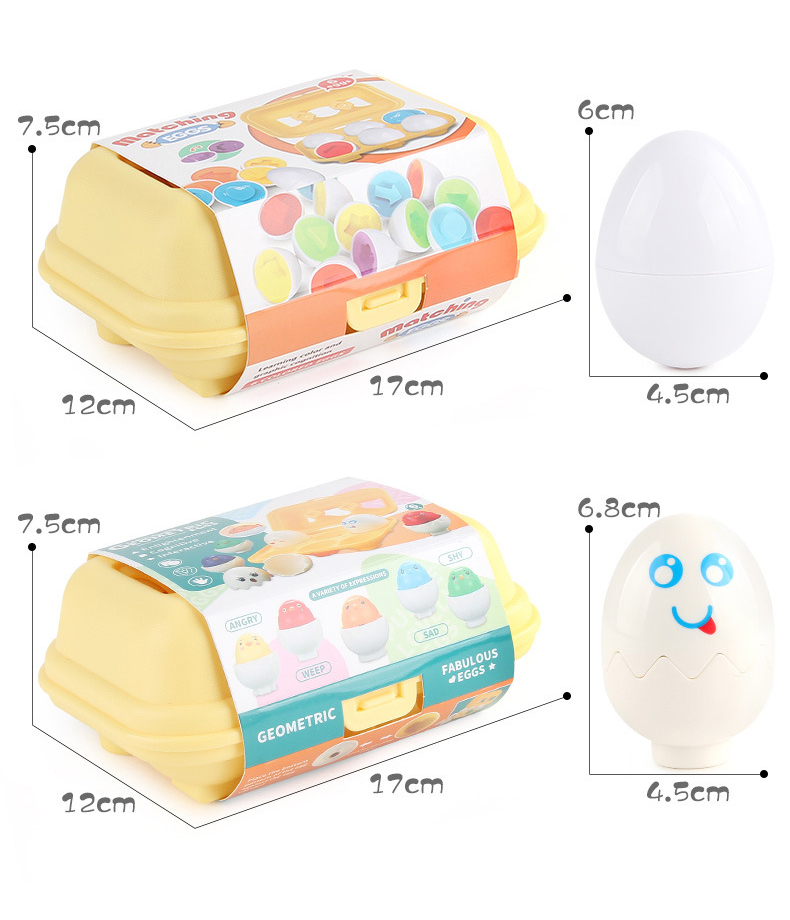 Baby Learning Educational Toy Smart Egg Toy Games Shape Matching Sorters Toys Montessori Eggs Toys For Kids