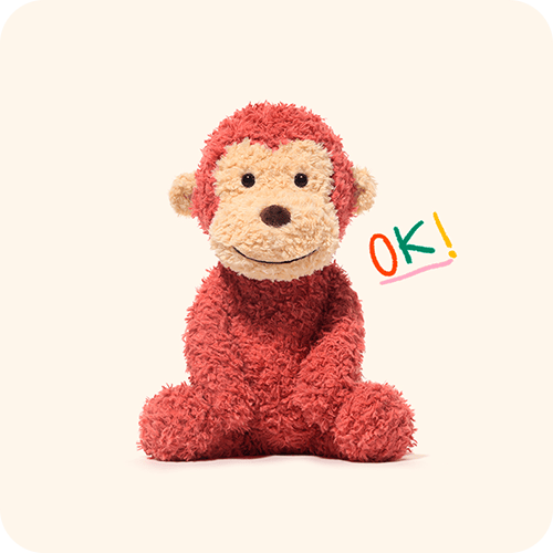 Wine red monkey