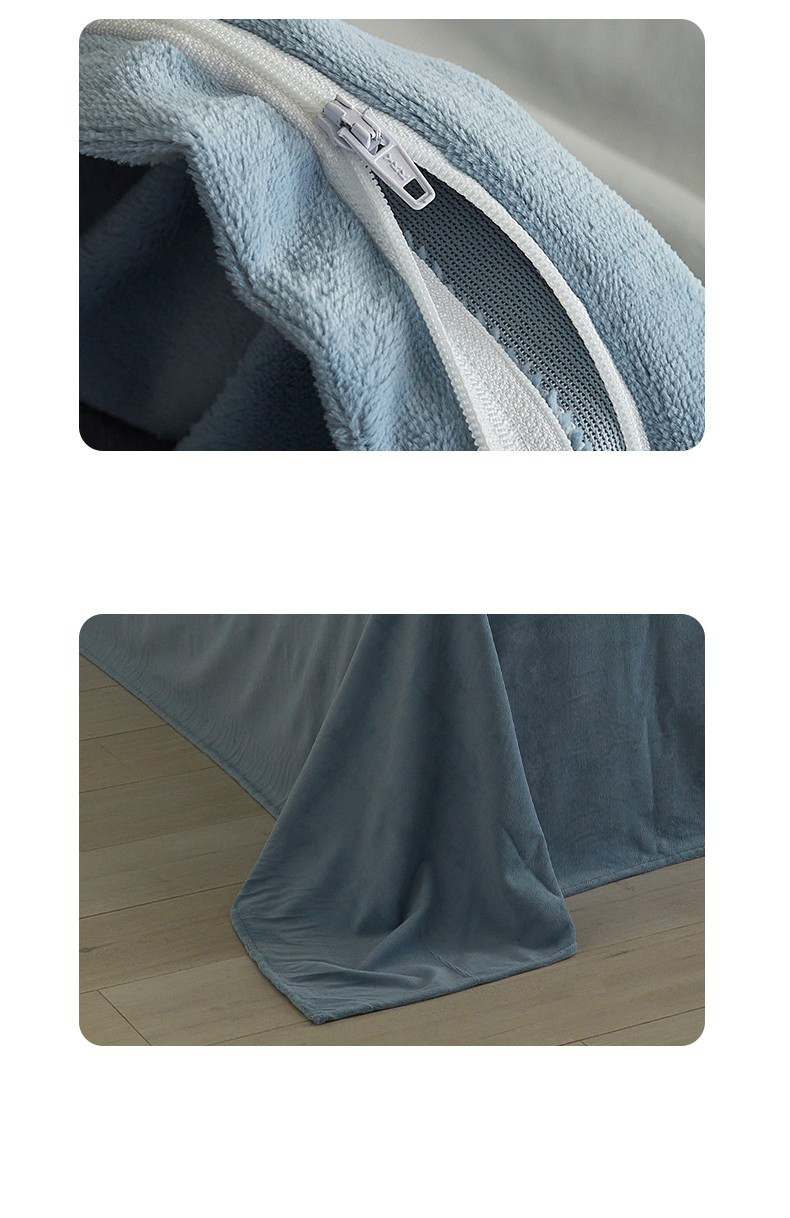 A class Rex rabbit wool milk cashmere four-piece winter thickened warm baby cashmere rabbit cashmere three-piece set