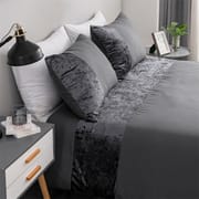 Velvet Splicing Luxury Bedding Set European American Sizes Duvet Cover Set Double Bedding Sets Quilt Cover Queen Size Bed Set
