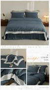 Light Luxury 60 Lyocell Tencel 4-piece Summer Silky Slip Sleep Ice Silky Cool bed sheet set bedding