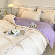 180 Class A long-staple cotton bed four-piece set wholesale Nantong high-end light luxury embroidered cotton sheets and covers