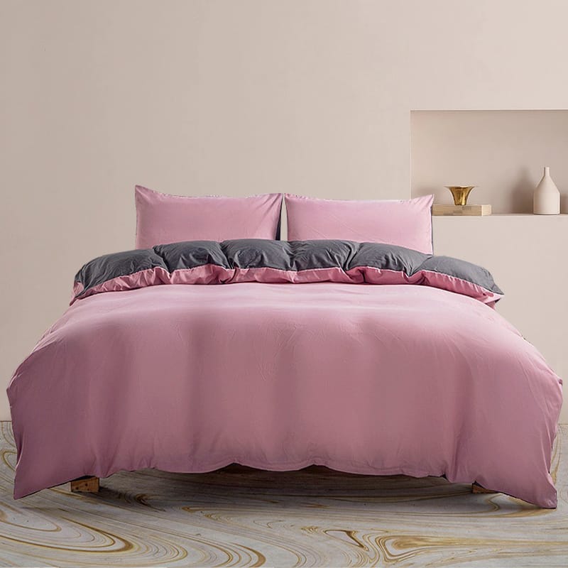Peter Khanun Duvet Cover Set Soft Brushed Microfiber Duvet Cover Bedding Set with Zipper Closure and Corner Ties 2 Pcs/3 Pcs