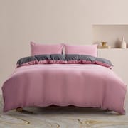 Peter Khanun Duvet Cover Set Soft Brushed Microfiber Duvet Cover Bedding Set with Zipper Closure and Corner Ties 2 Pcs/3 Pcs