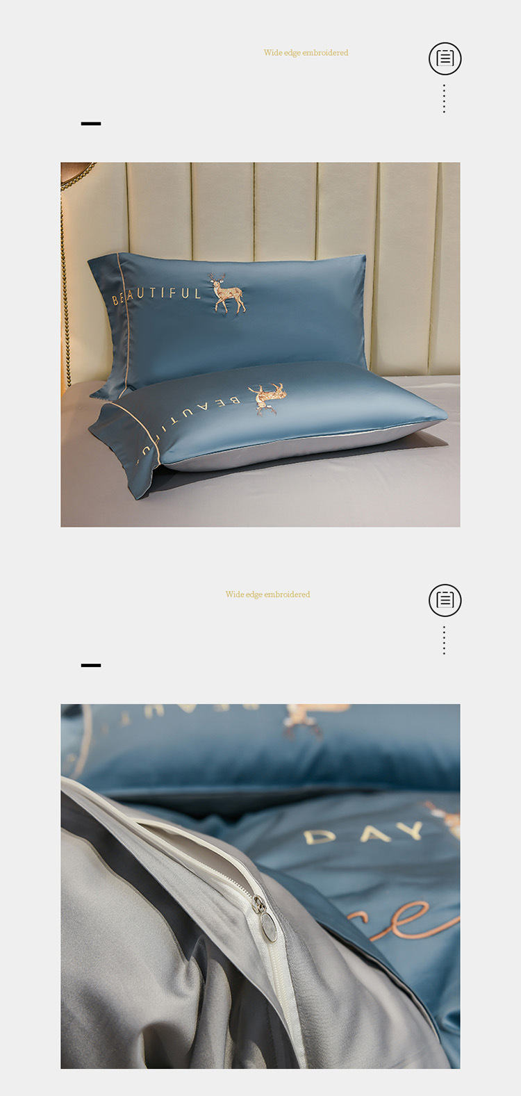 Summer Ice Silk 4-piece bed set Instagram bedding Set Dormitory 3-piece nude bed set