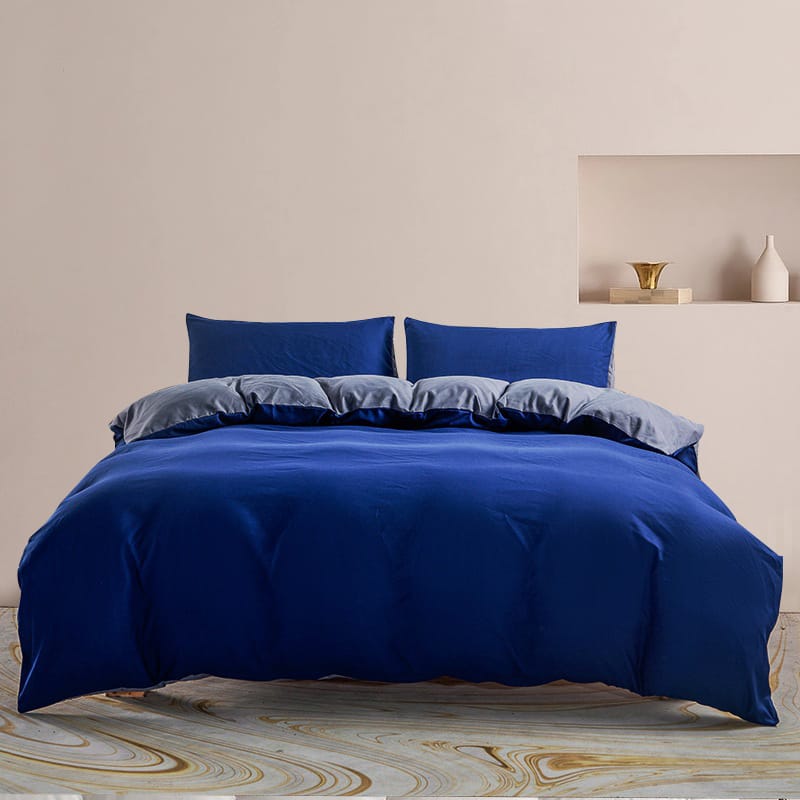 Peter Khanun Duvet Cover Set Soft Brushed Microfiber Duvet Cover Bedding Set with Zipper Closure and Corner Ties 2 Pcs/3 Pcs